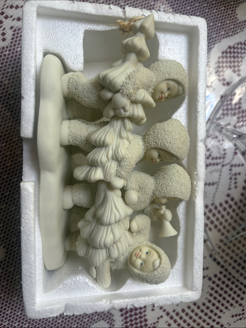 Department 56 Frosty Frolic Land Snow babies Vintage 1990s